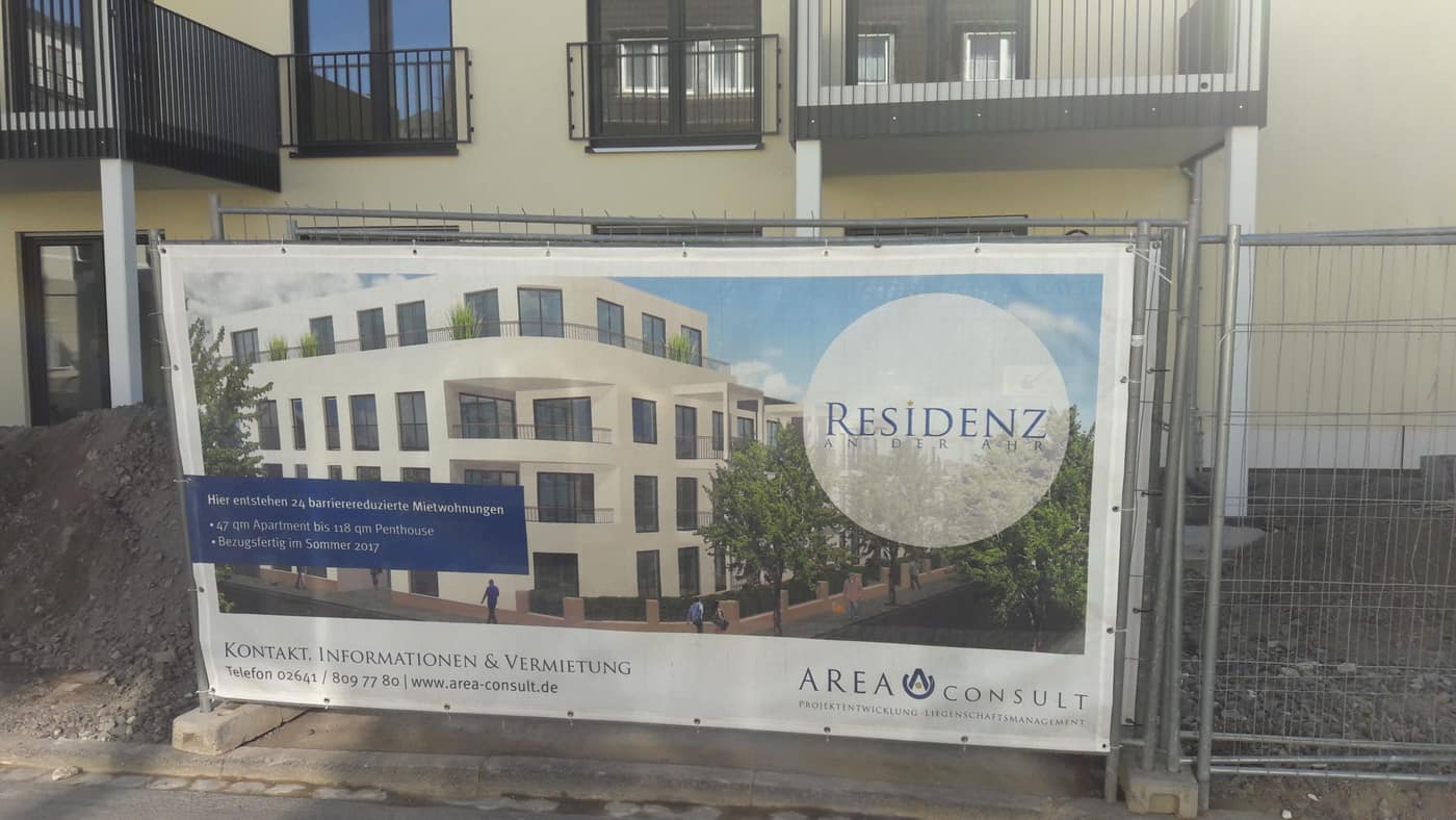 Neubau von Eigentumswohnungen für Area Consult